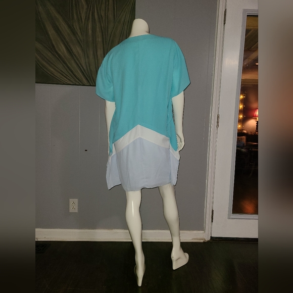 Crosby By Mollie Burch Color Block Tunic Dress Size Small - Picture 3 of 9